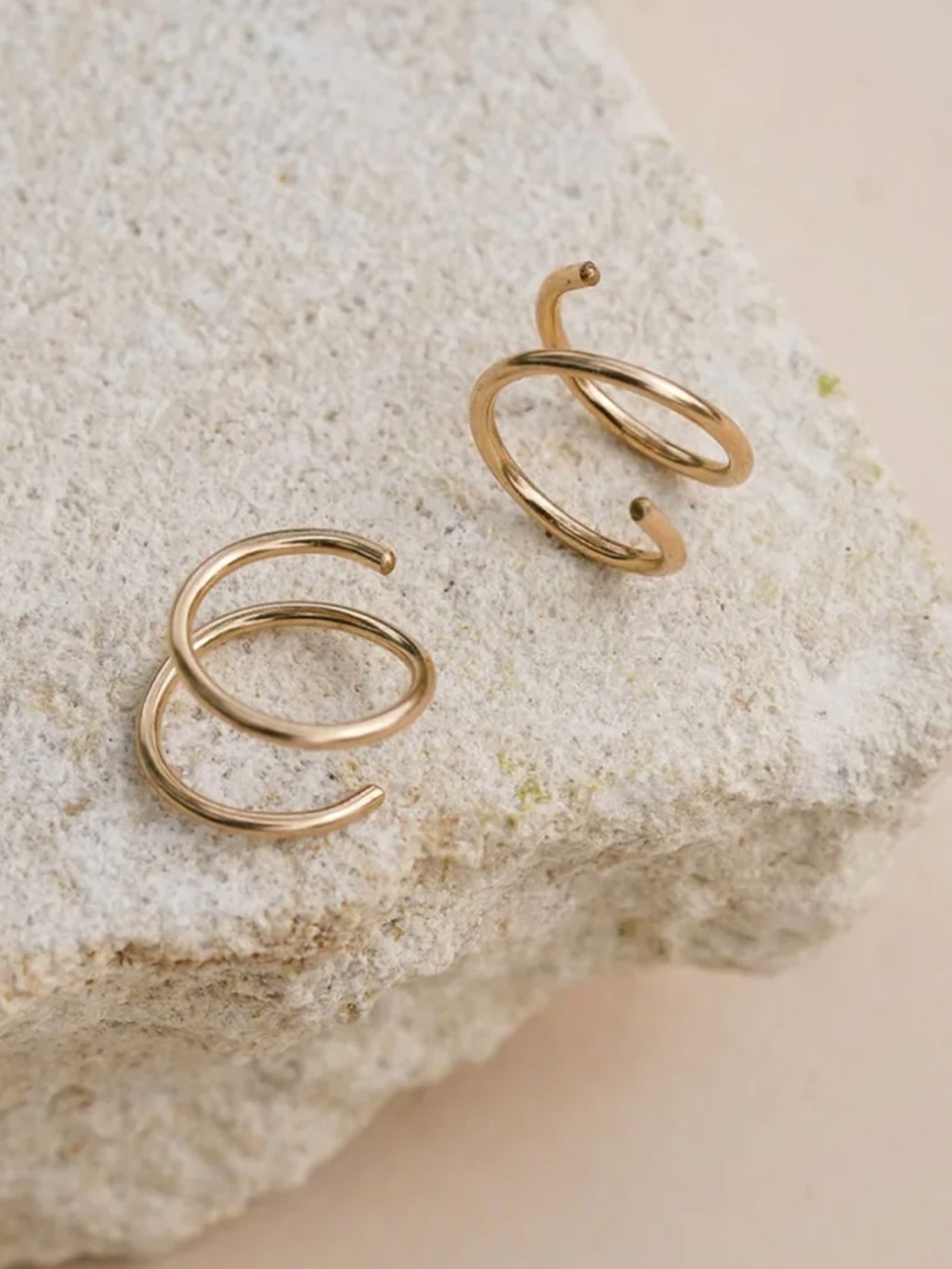 Token Jewelry Mini Twists Gold Earrings